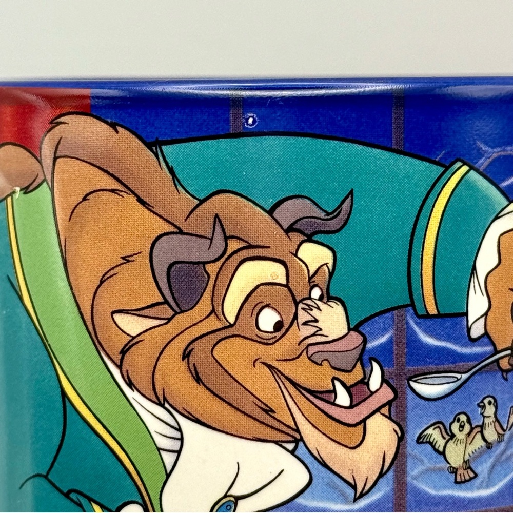 Disney-Vintage-Beauty and the Beast-Collectible Coffee Mug-EUC-No Box - Picture 10 of 10